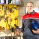 welder standing in welding shop