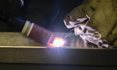 TIG welding cup size