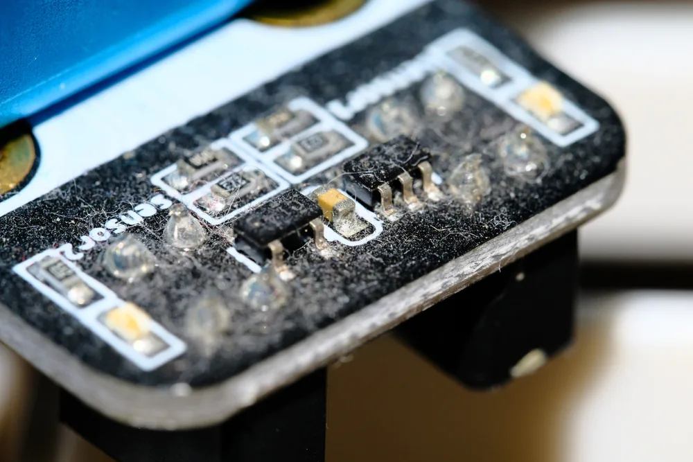 dirty surface for soldering