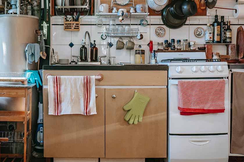 kitchen full of accessories.